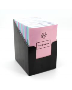 MEMO BOOK PASTELS COVER ASSORTED 6x3" IN CDU (Pack Size: 24)