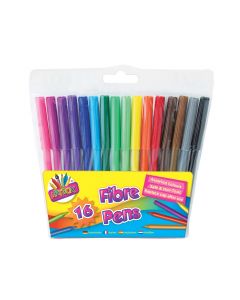 FELT TIPS 16'S ASSORTED COLOURS 1090 (Pack Size: 12)