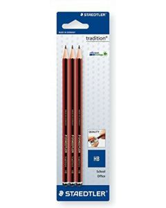 PENCILS TRADITION HB BLISTER CARDS 3s (Pack Size: 10s)