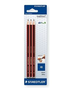 PENCILS TRADITION HB BLISTER CARDS 3s (Pack Size: 10s)