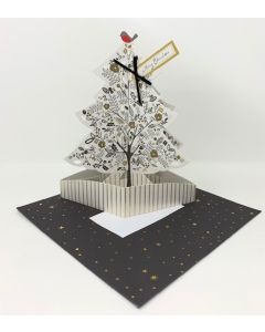 BOXED CARD 3D POP UP TREE 680 Open Multi Card Christmas 11439174 680 CHRISTMAS (Pack Size: 6)