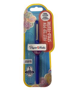 PEN FLAIR BLUE MEDIUM BLISTER PAPERMATE (Pack Size: 12)