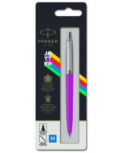PARKER JOTTER PLASTIC PINK BALL PEN BLISTER PACK (Pack Size: 6)
