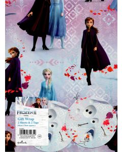 WRAP/TAG FROZEN 2 049 25530807 Disney 049 EVERYDAY (Pack Size: 12)