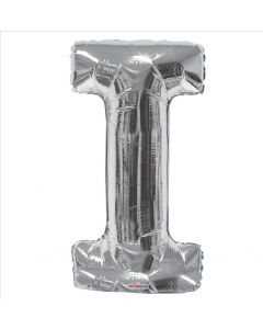 BALLOONS LETTERS 34"   - I - Silver (Pack Size: 1)