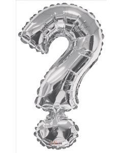 BALLOONS LETTERS 34"  Symbol Balloon - ? - Silver (Pack Size: 1)