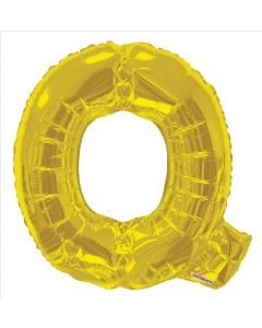 BALLOONS LETTERS 34"   - Q - Gold (Pack Size: 1)