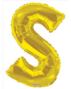 BALLOONS LETTERS 34"   - S - Gold (Pack Size: 1)