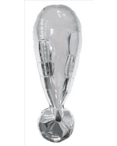 BALLOONS LETTERS 34"  Symbol Balloon - ! - Silver (Pack Size: 1)