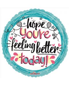 BALLOONS FOIL 18" Hope You're Feeling Better Today (Pack Size: 1)