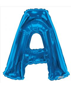 BALLOONS LETTERS 34"   - A -Blue (Pack Size: 1)