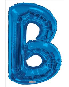 BALLOONS LETTERS 34"   - B -Blue (Pack Size: 1)
