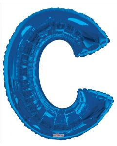 BALLOONS LETTERS 34"  Letter Balloon - C -Blue (Pack Size: 1)