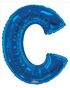 BALLOONS LETTERS 34"   - C -Blue (Pack Size: 1)