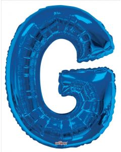 BALLOONS LETTERS 34"   -  G - Blue (Pack Size: 1)