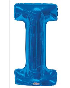 BALLOONS LETTERS 34"   -  I - Blue (Pack Size: 1)