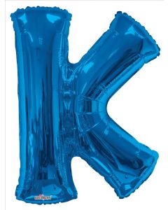 BALLOONS LETTERS 34"   -  K - Blue (Pack Size: 1)