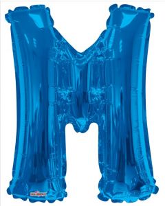 BALLOONS LETTERS 34"   -  M - Blue (Pack Size: 1)