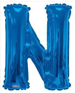 BALLOONS LETTERS 34"   -  N - Blue (Pack Size: 1)