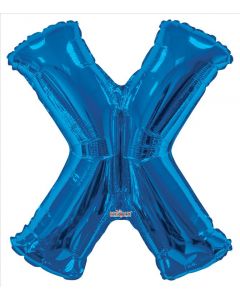 BALLOONS LETTERS 34"  Letter Balloon -  X - Blue (Pack Size: 1)