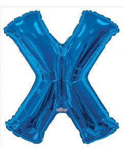 BALLOONS LETTERS 34"   -  X - Blue (Pack Size: 1)