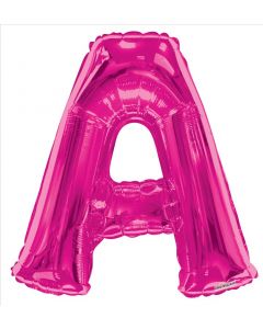 BALLOONS LETTERS 34"   -  A - Pink (Pack Size: 1)