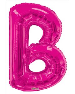 BALLOONS LETTERS 34"   -  B - Pink (Pack Size: 1)
