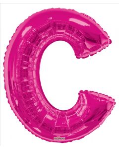 BALLOONS LETTERS 34"   -  C - Pink (Pack Size: 1)