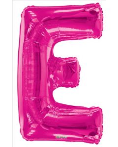 BALLOONS LETTERS 34"   -  E - Pink (Pack Size: 1)