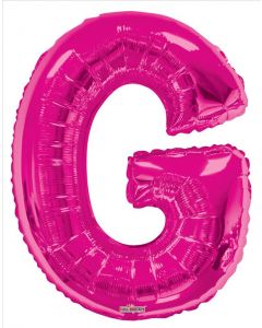 BALLOONS LETTERS 34"   -  G - Pink (Pack Size: 1)