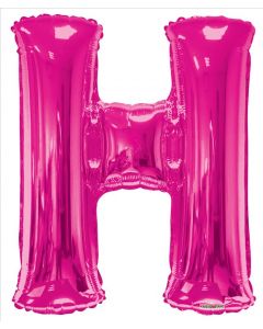BALLOONS LETTERS 34"  Letter Balloon -  H - Pink (Pack Size: 1)