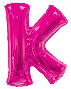 BALLOONS LETTERS 34"  Letter Balloon -  K - Pink (Pack Size: 1)