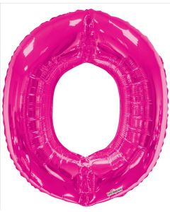 BALLOONS LETTERS 34"   - O - Pink (Pack Size: 1)