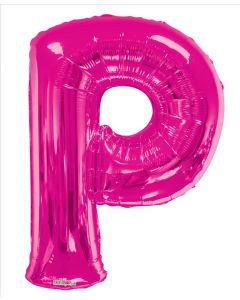 BALLOONS LETTERS 34"   - P - Pink (Pack Size: 1)