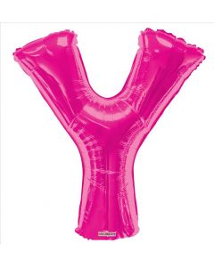 BALLOONS LETTERS 34"   - Y - Pink (Pack Size: 1)