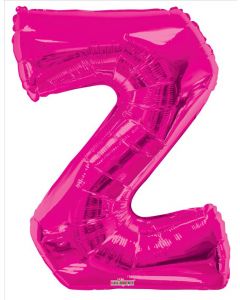 BALLOONS LETTERS 34"   - Z - Pink (Pack Size: 1)