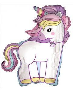 BALLOONS FOIL 36" Unicorn Shape Balloon (Pack Size: 1)