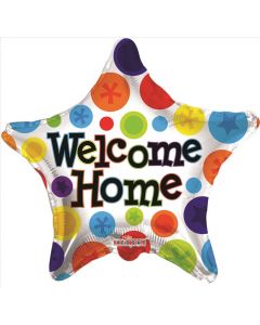 BALLOONS FOIL 18" Star - Welcome Home Star (Pack Size: 1)