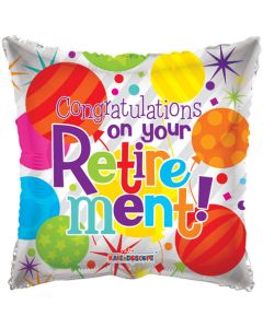 BALLOONS FOIL 18" Retirement - Congratulations on your Retirement (Pack Size: 1)