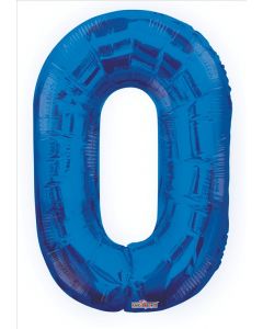 BALLOONS NUMBERS 34"   - 0 - Royal Blue (Pack Size: 1)