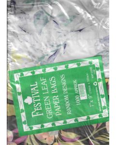 BAGS PAPER 7x9.5 RANDOM DESIGN (Pack Size: 1000s)
