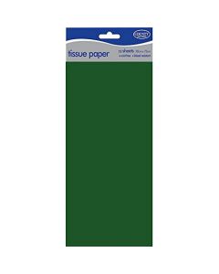 TISSUE PAPER DARK GREEN 10 SHEETS (Pack Size: 12)