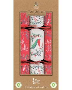 CRACKERS 12/6 x 12" Deck the Halls Dinner Cube Crackers CHRISTMAS (Pack Size: 12)