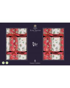 CRACKERS 6/8x14"WB Traditional Foliage Luxury Crackers CHRISTMAS (Pack Size: 6)