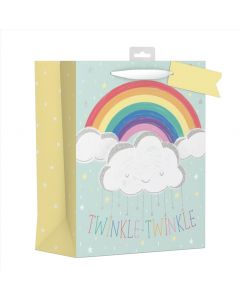GIFTBAG RAINBOW CLOUDS LARGE EVERYDAY (Pack Size: 6)