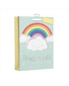 GIFTBAG RAINBOW CLOUDS X LARGE EVERYDAY (Pack Size: 6)