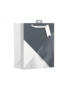 GIFTBAG GEO STRIPE LARGE EVERYDAY (Pack Size: 6)