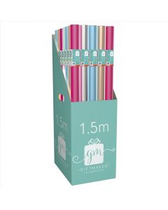 ROLLWRAP 1.5M WRAP PLAIN FASHION FOIL EVERYDAY (Pack Size: 36)
