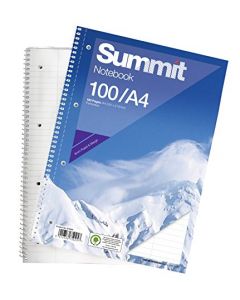 NOTEBOOK A4 F/M PERFORATE MARG (Pack Size: 10s)