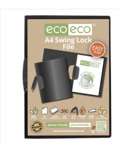 A4 95% Recycled Swing Lock File (600 micron) ECO050 ECO (Pack Size: 12)